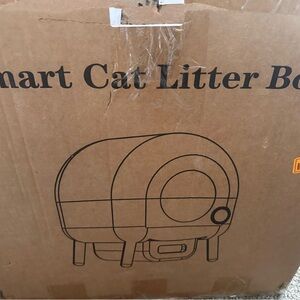 Automatic Cream Litter Box